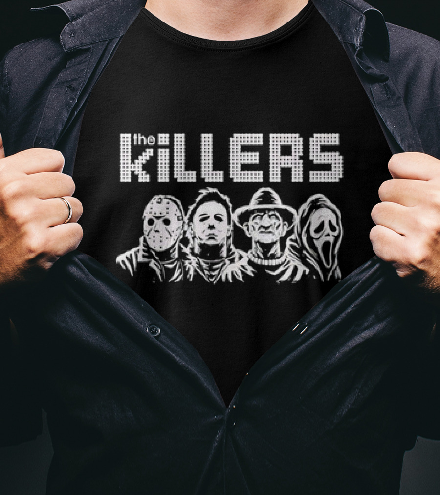 The Killers Jason Michael Freddy Ghostface Horror Slasher Villains T-Shirt
