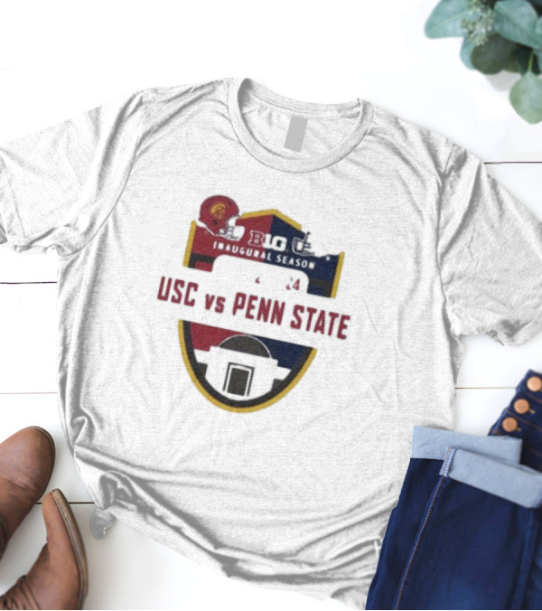 USC Vs Penn State Big 10 Inaugural Season Football 2024 Helmet Matchup October 12 T-Shirt