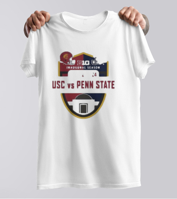 USC Vs Penn State Big 10 Inaugural Season Football 2024 Helmet Matchup October 12 T-Shirt