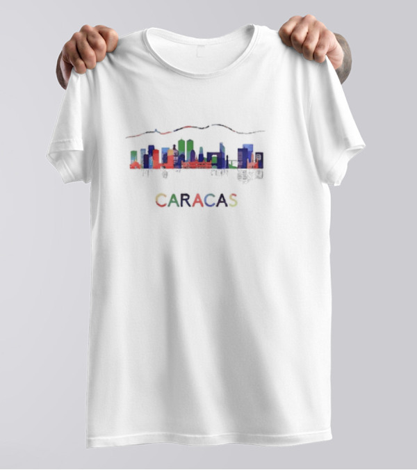 Caracas Venezuela Skyline With Avila Mountain T-Shirt