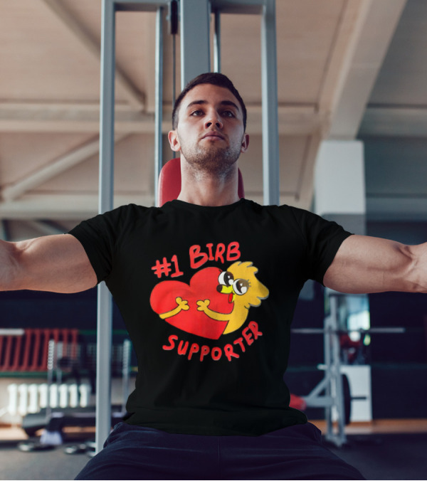 1 Birb Supporter Heart Hug T-Shirt