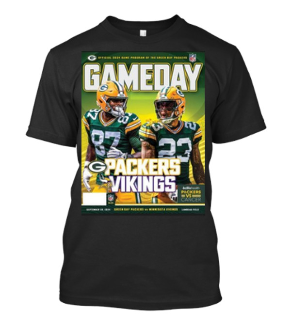 Gameday Packers Vikings September 28 2024 Lambeau Field T-Shirt