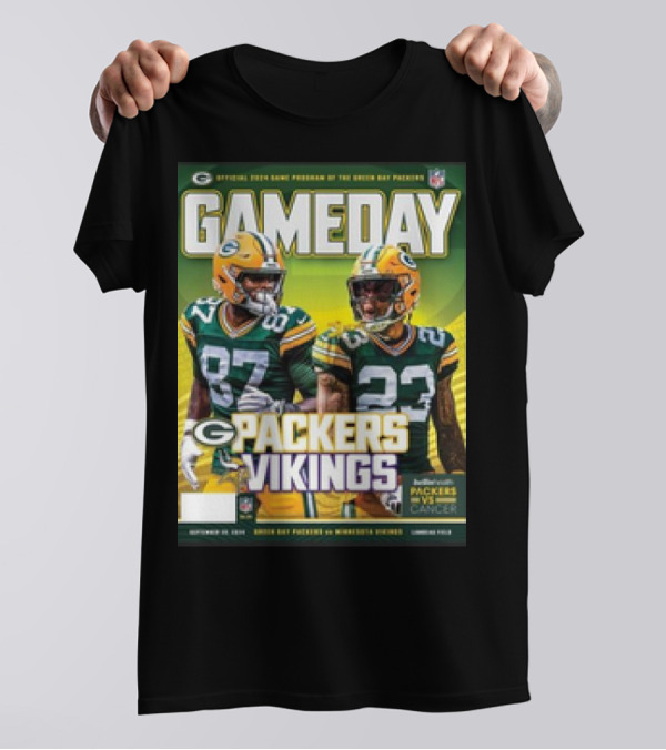 Gameday Packers Vikings September 28 2024 Lambeau Field T-Shirt