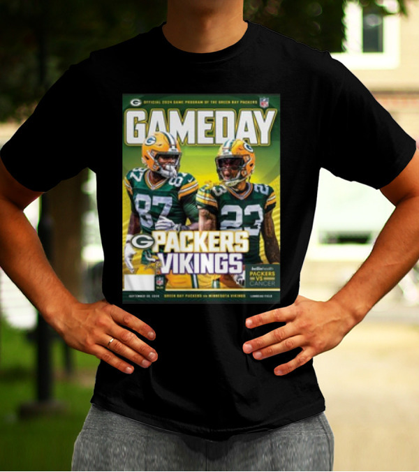 Gameday Packers Vikings September 28 2024 Lambeau Field T-Shirt