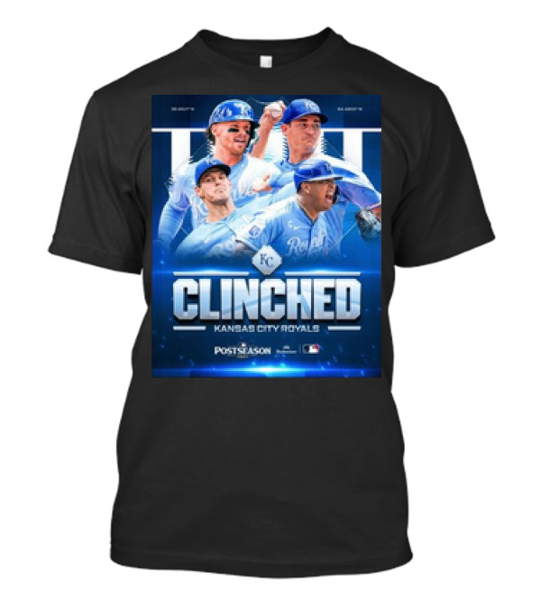 Kansas City Royals Clinched Postseason 2024 MLB Baseball T-Shirt