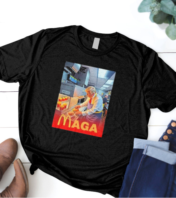 MAGA Trump McDonalds Fries Cooking Kitchen T-Shirt