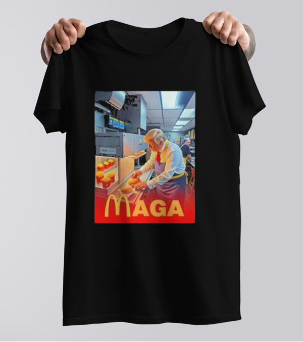 MAGA Trump McDonalds Fries Cooking Kitchen T-Shirt