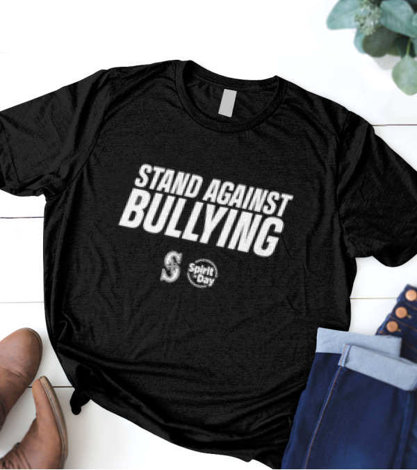 Stand Against Bullying Spirit Day S Seattle Mariners T-Shirt