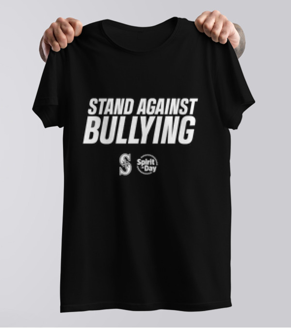 Stand Against Bullying Spirit Day S Seattle Mariners T-Shirt