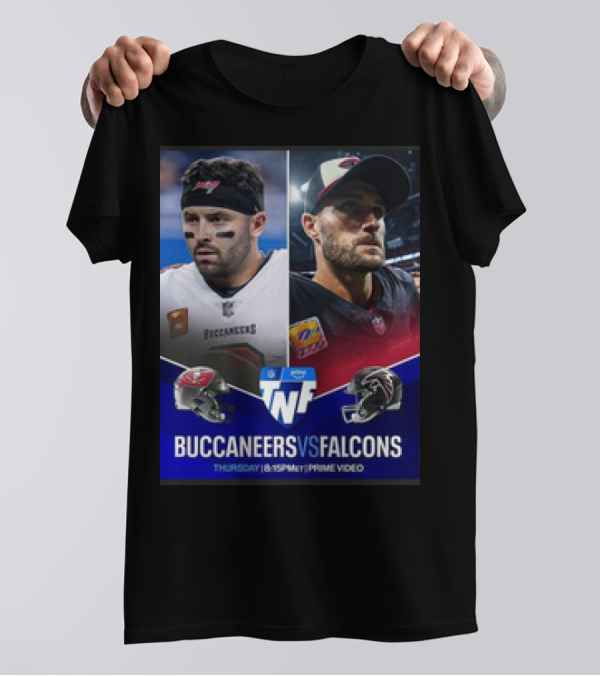 Buccaneers Vs Falcons Thursday Night Football Prime Video Matchup T-Shirt