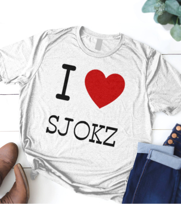 I Love Sjokz Fan T-Shirt Celebrating Popular Presenter T-Shirt