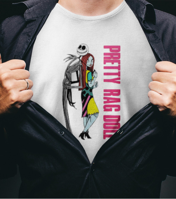 Jack And Sally Pretty Rag Doll Pretty Woman T-Shirt