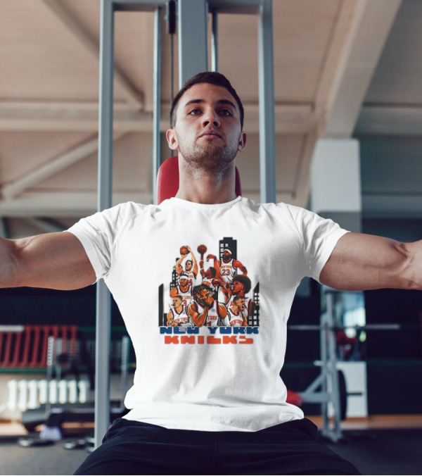 Jalen Brunson New York Knicks Basketball Team New Era T-Shirt