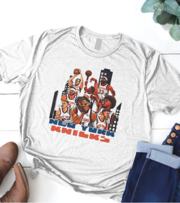 Jalen Brunson New York Knicks Basketball Team New Era T-Shirt