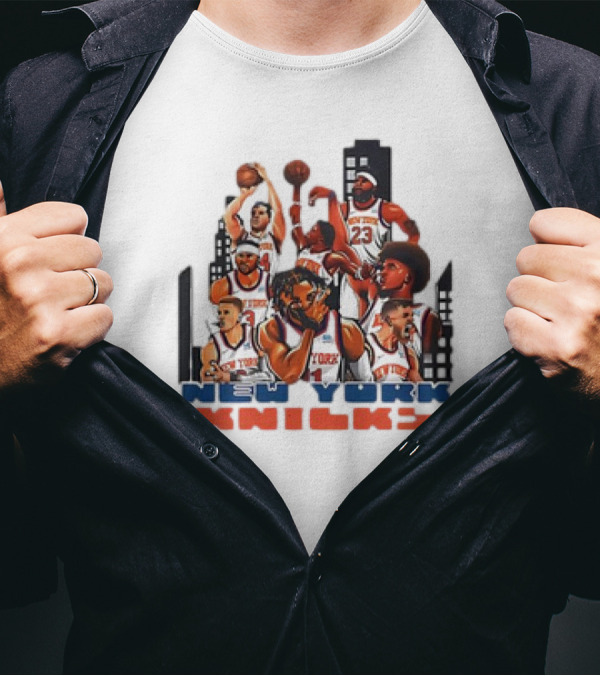 Jalen Brunson New York Knicks Basketball Team New Era T-Shirt