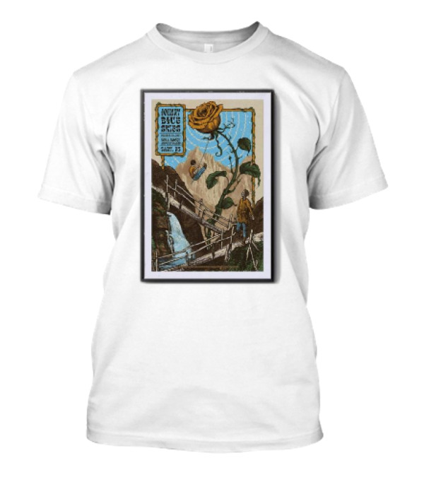 Johny Blues Skies October 22 2024 Koka Booth Amphitheatre Cary NG Rose Bridge Mountain Event T-Shirt