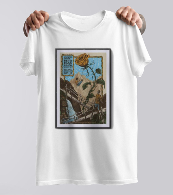 Johny Blues Skies October 22 2024 Koka Booth Amphitheatre Cary NG Rose Bridge Mountain Event T-Shirt