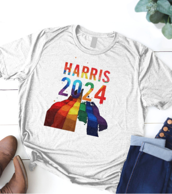 Harris 2024 Pride Colorful T-Shirt
