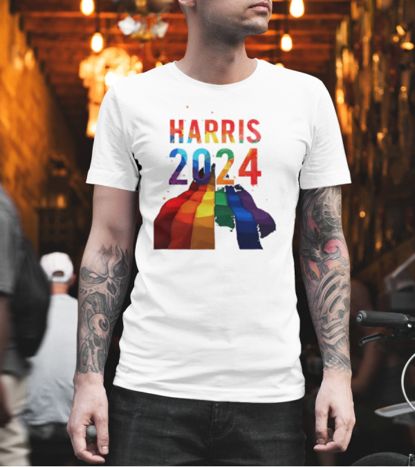 Harris 2024 Pride Colorful T-Shirt