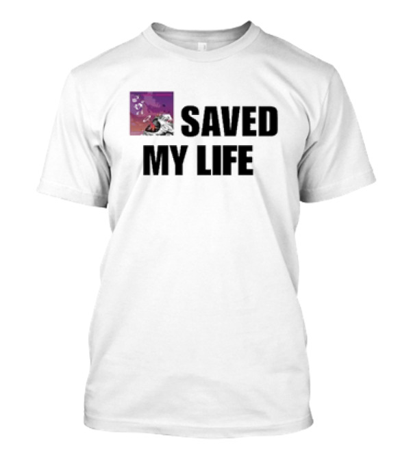 Kanye West Saved My Life Mr. Goofy Ahh Astronaut Motif T-Shirt