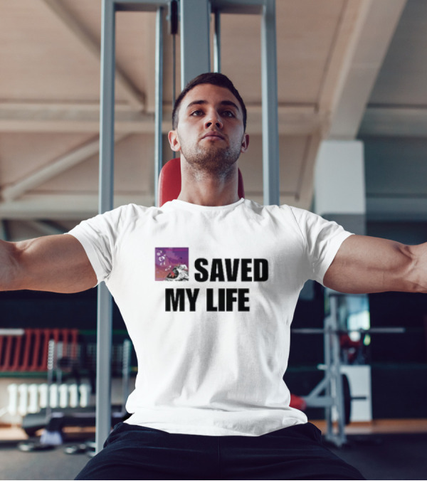 Kanye West Saved My Life Mr. Goofy Ahh Astronaut Motif T-Shirt