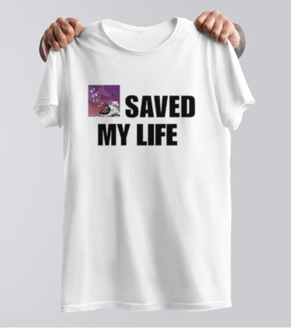 Kanye West Saved My Life Mr. Goofy Ahh Astronaut Motif T-Shirt