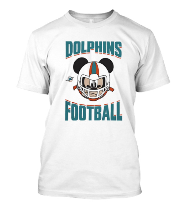 Miami Dolphins Football Mickey Mouse Helmet 2024 Season T-Shirt