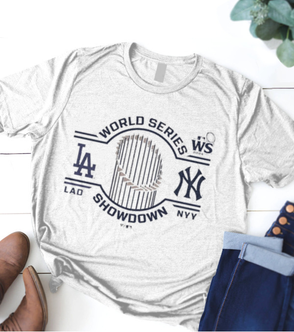 World Series Showdown 2024 Los Angeles Dodgers Vs New York Yankees LAD NYY T-Shirt