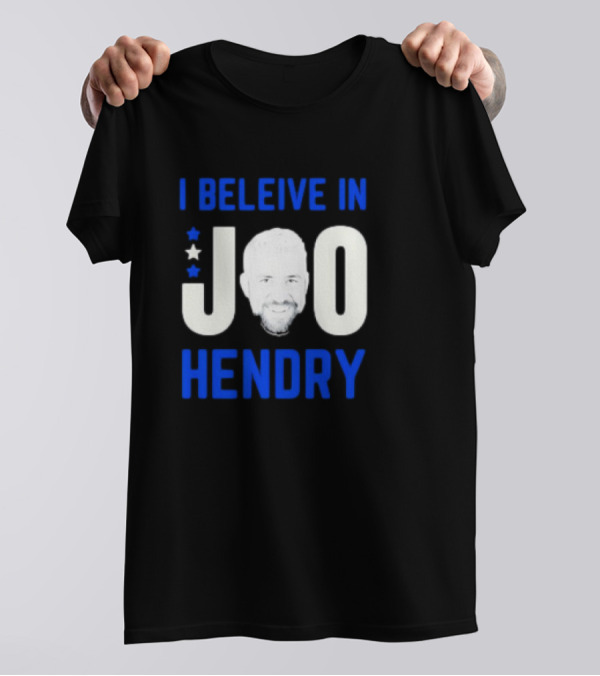 I Believe In Joe Hendry Star Face图案 T-Shirt