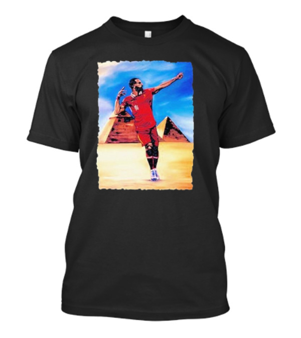 Mohamed Salah Egyptian Pyramid King Soccer Legend T-Shirt
