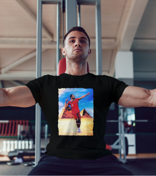 Mohamed Salah Egyptian Pyramid King Soccer Legend T-Shirt