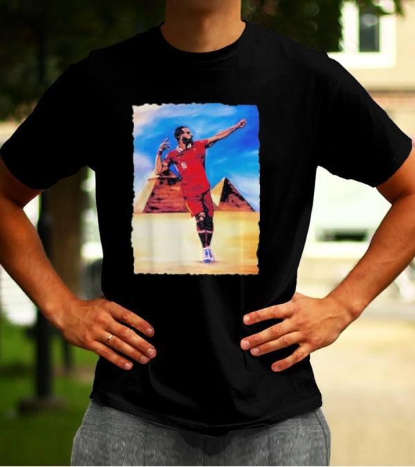 Mohamed Salah Egyptian Pyramid King Soccer Legend T-Shirt