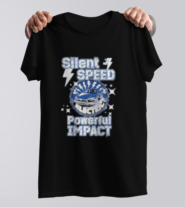 Silent Speed Electric Powerful Impact Car Driver T-Shirt