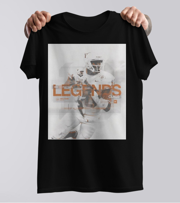 2005 Texas Football Vince Young Legends Class T-Shirt