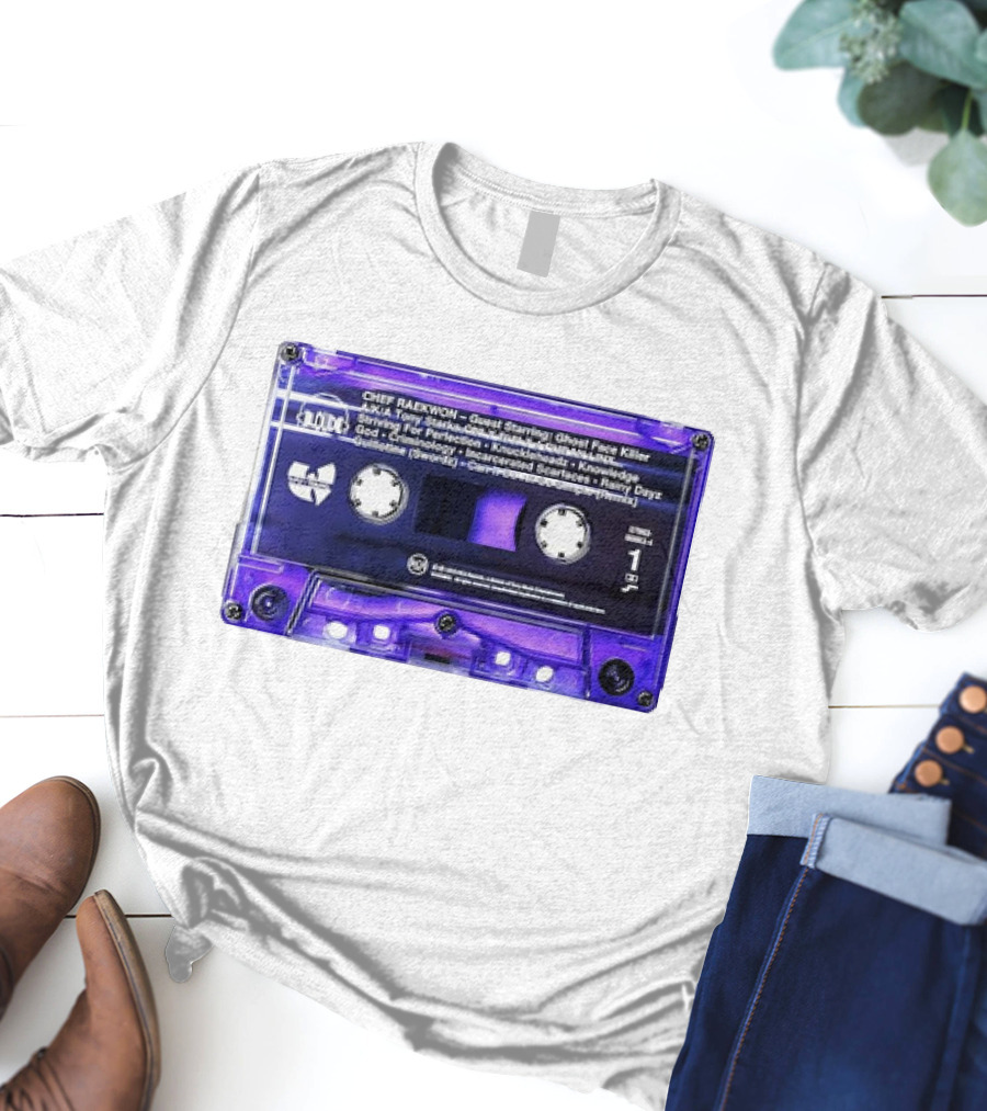 Chef Raekwon Purple Tape 1995 Loud Records Ghost Face Killer Featured Tracks T-Shirt