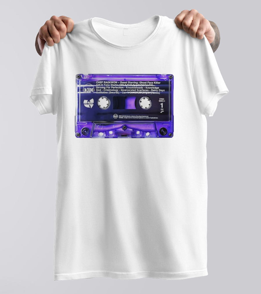 Chef Raekwon Purple Tape 1995 Loud Records Ghost Face Killer Featured Tracks T-Shirt