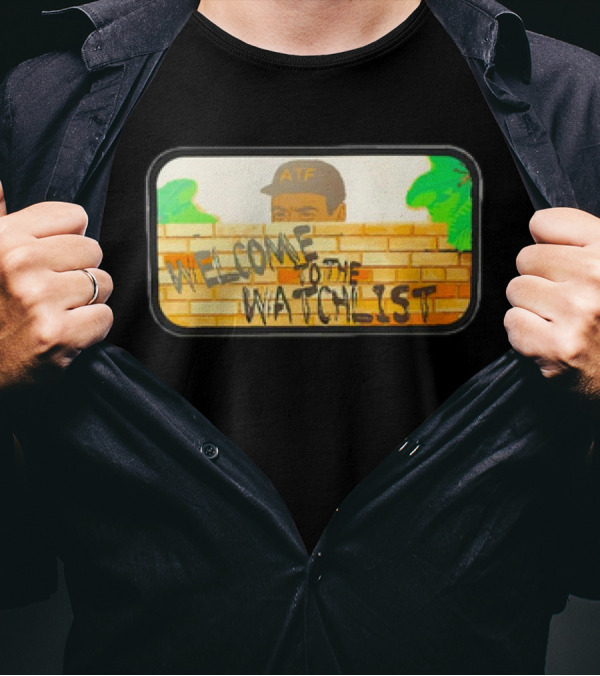 ATF Guy Fence Peeking Welcome To The Watchlist T-Shirt