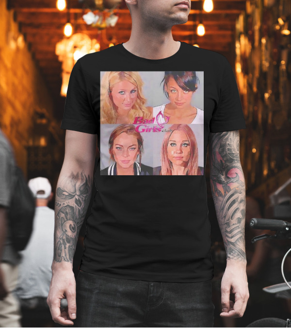 Bad Girls Club Iconic Celebrity Faces T-Shirt