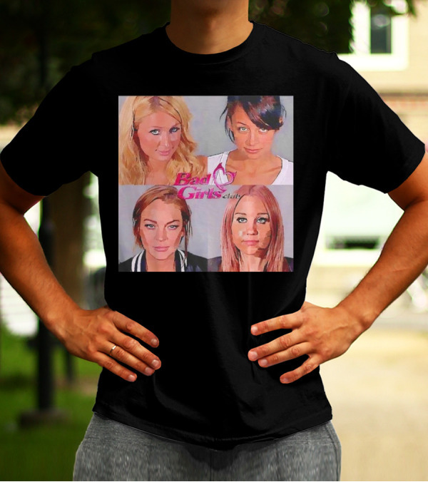 Bad Girls Club Iconic Celebrity Faces T-Shirt