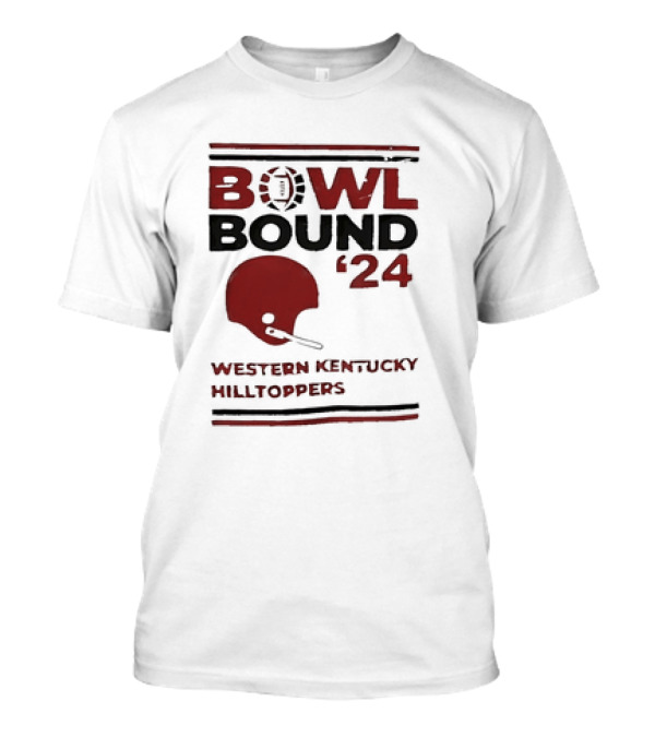 Western Kentucky Hilltoppers Bowl Bound '24 Football Helmet T-Shirt