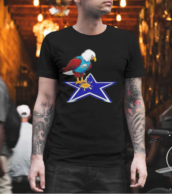 Philadelphia Eagles Peeing On Dallas Cowboys Star T-Shirt