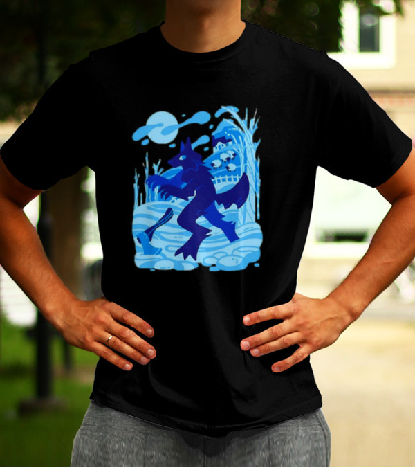 Werewolf Under The Winter Moon T-Shirt