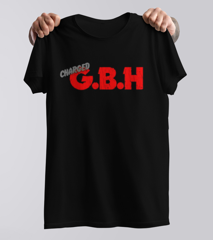 Charged GBH 1978 Classic Punk Band Retro T-Shirt