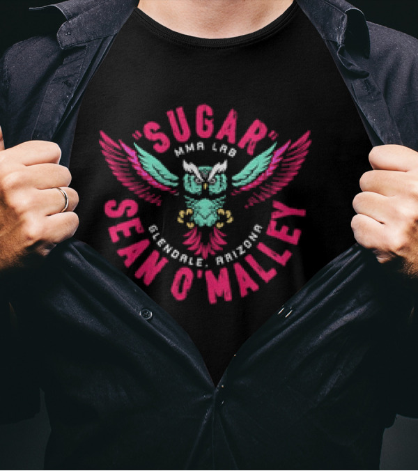Sugar Sean O'Malley MMA Lab Glendale Arizona Owl Retro T-Shirt