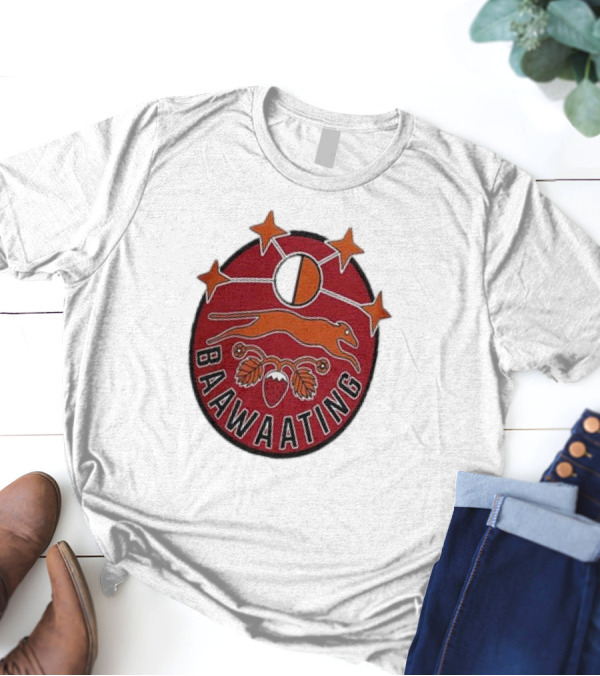Indigenous Peoples Night 2024 Hockey Baawaating T-Shirt