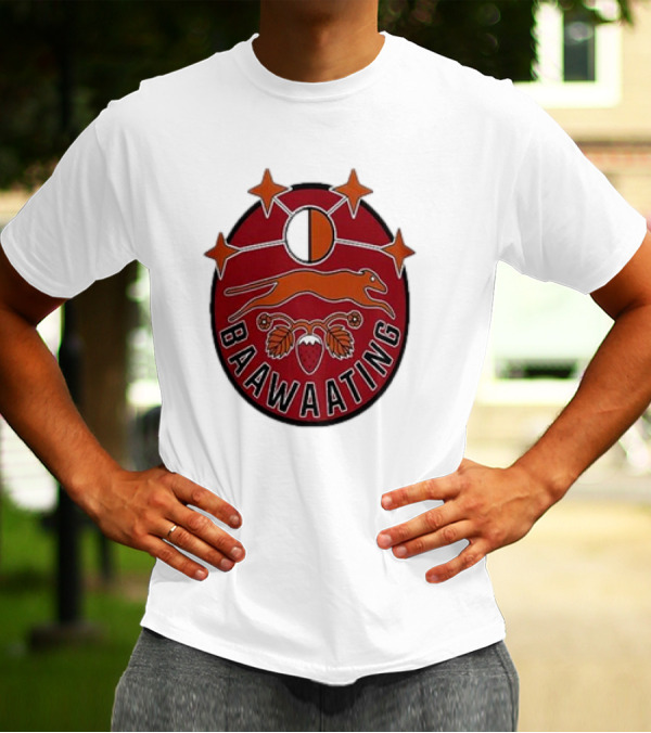 Indigenous Peoples Night 2024 Hockey Baawaating T-Shirt