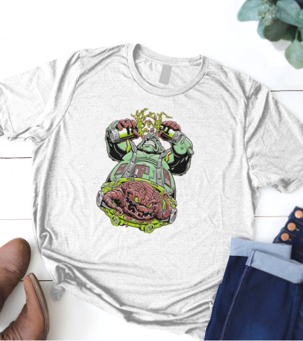 Krang Teenage Mutant Ninja Turtles Android Attack Comic T-Shirt