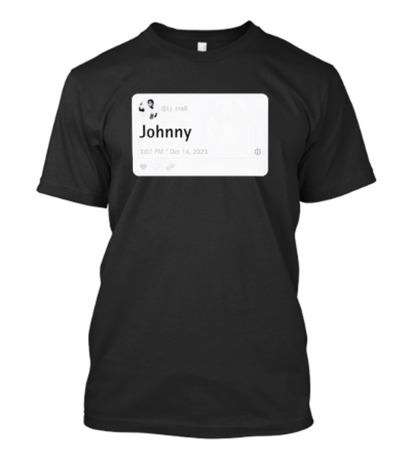 Lamar Jackson @lj_era8 Johnny Tweet NFL Football Baltimore Ravens Fan T-Shirt