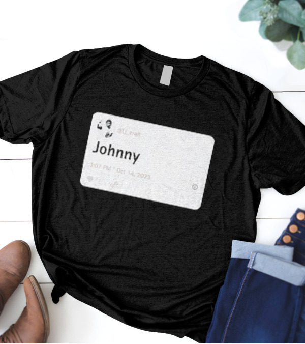 Lamar Jackson @lj_era8 Johnny Tweet NFL Football Baltimore Ravens Fan T-Shirt