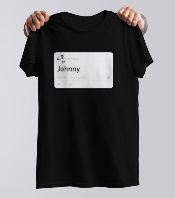 Lamar Jackson @lj_era8 Johnny Tweet NFL Football Baltimore Ravens Fan T-Shirt